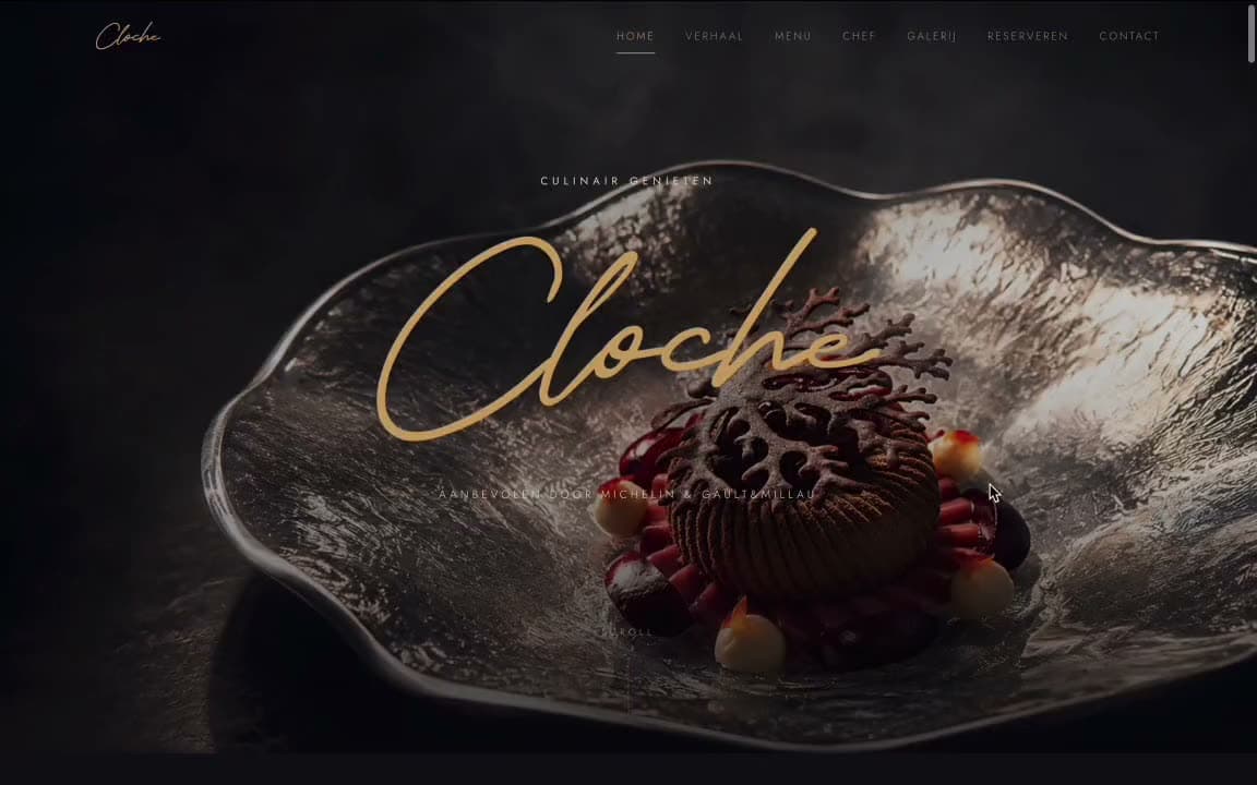 Restaurant Cloche — Michelin-erkend restaurant